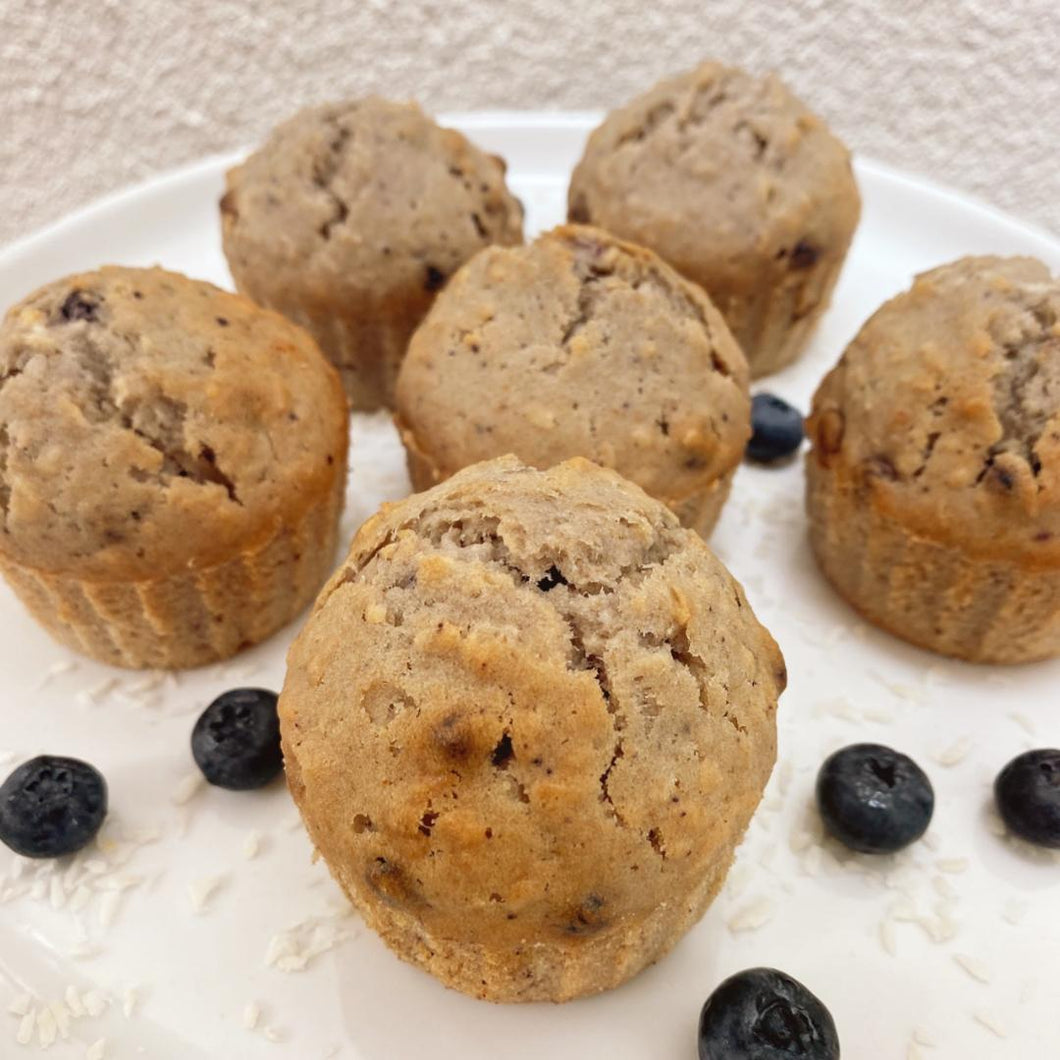 Vegan Coconut & Blueberry Muffins